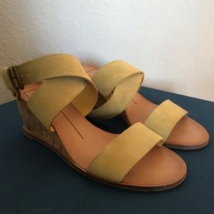 Yellow Suede Dolce Vita Sandals